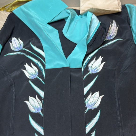 BOB MACKIE 100% silk shirt - Picture 10 of 10